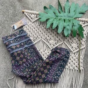 New Prana Boho Printed Capri Leggings Size XS